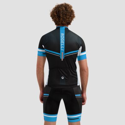 4. Rogelli Gara Mostro II T-Shirt Schwarz und Blau M