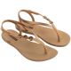 7. Ipanema Sandal Class Damen Flip-Flop-Sandalen beige mit gold