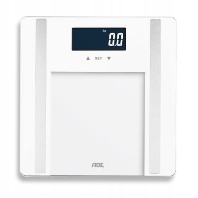 2. ADE BA2300-2 Quadratische weiße elektronische Personenwaage