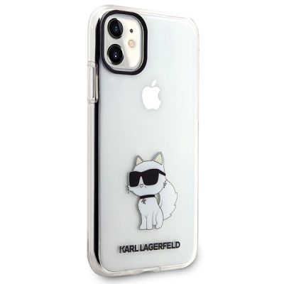 18. Karl Lagerfeld Ikonik Choupette Hülle für iPhone 11 / Xr - Transparent
