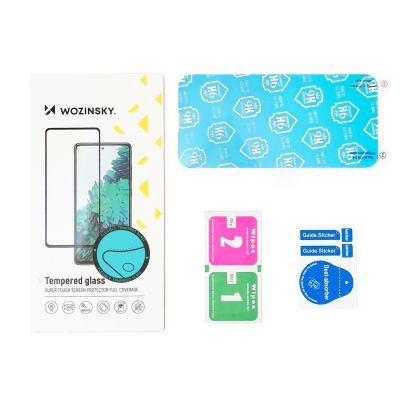 5. Wozinsky Full Cover Flexi Nano Glasfolie gehärtetes Glas mit Rahmen für Samsung Galaxy A73 transparent