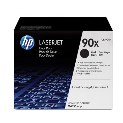 HP Toner (CE390XD) Nr. 90X HP90X Doppelpackung HP 90X Kartusche (CE390XD)