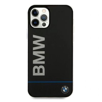 3. BMW Hardcase Schutzhülle mit aufgedrucktem Logo für iPhone 12 / 12 Pro – Schwarz