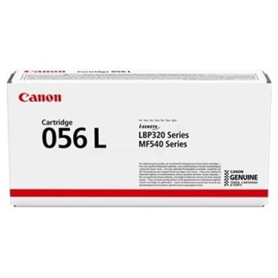 Canon 056 L Tonerkartusche, 1 Stück, Original Schwarz