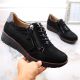 3. Filippo W PAW467 schwarze Keilschuhe aus Leder
