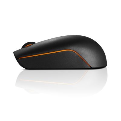 3. Lenovo 300 Wireless Compact Mouse GX30K79401 (optisch; 1000 DPI; schwarz)
