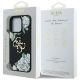 8. Guess Grained Roses Big 4G Logo iPhone 16 Pro Hülle - Schwarz