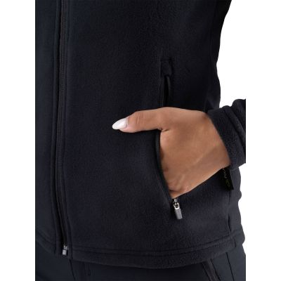 3. Damen-Fleecejacke Viking Tesero Lady, schwarz, durchgehend mit Reißverschluss, Trekking (740/24/5658/0900)