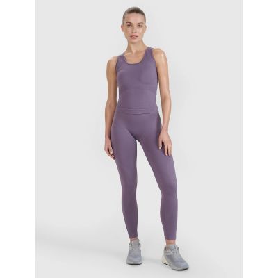 Nahtlose Trainingsleggings für Damen, Größe 4F | Anna Lewandowska 4F 4FALSSS25TFTIF383-51S