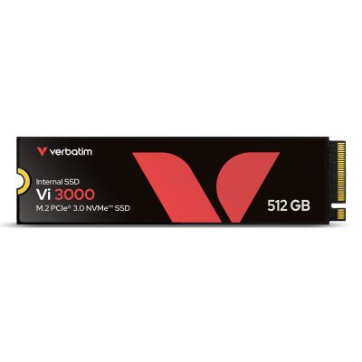 3. Verbatim Vi3000 SSD 512 GB M.2 PCI Express 3.0 NVMe 49374-483