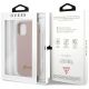 11. Guess GUHCP12SLSLMGLP iPhone 12 mini 5.4" Hellrosa/Hellrosa Hardcase Silikonschrift Gold Logo