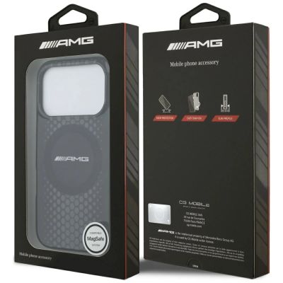 8. AMG Double Layer Transparent Graphics MagSafe Case für iPhone 17 Pro - Schwarz