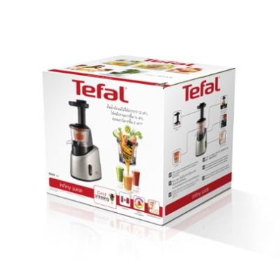 3. Tefal ZC255B Slow Juicer (200W; silber)