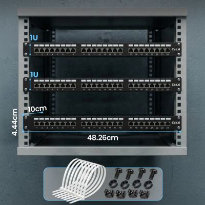 14. Patchpanel Extralink EX.9830 (1U; Kat. 5e; 24xRJ-45)