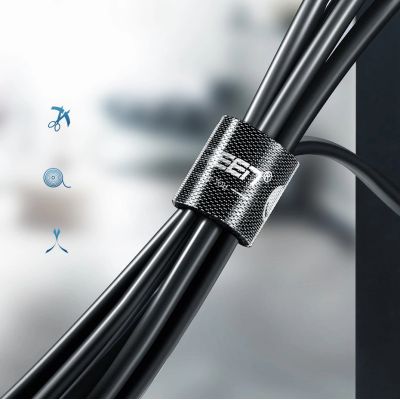 2. Ugreen Klettband Klettkabel-Organizer 2m schwarz (40354)