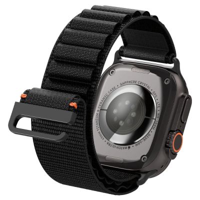 10. Armband Spigen WBF1 Armband für Apple Watch 44 / 45 / 46 / 49 mm - Schwarz