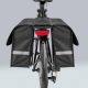 8. Wozinsky doppelte Fahrradtasche für den Gepäckträger, 28 l, schwarz (WBB34BK)