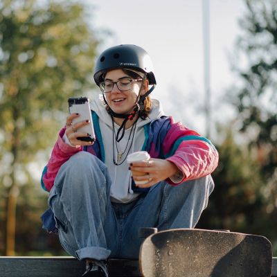 9. Wozinsky Leichtgewicht-BMX-/Scooter-Helm M - Schwarz