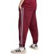 3. adidas Essentials 3-Streifen Fleecehose für Herren, schmal zulaufende Bündchen, burgunderrot, KY4134
