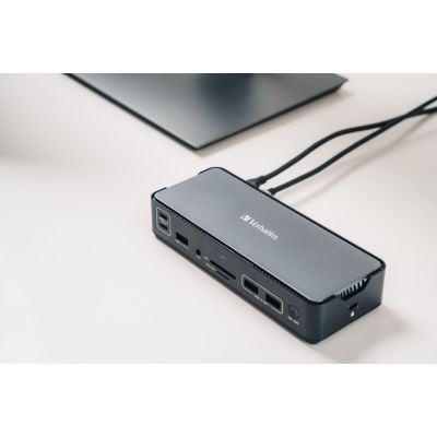 7. Verbatim CDS-15 Kabelgebundenes USB 3.2 Gen 1 (3.1 Gen 1) Typ-C-Notebook, Schwarz, Grau