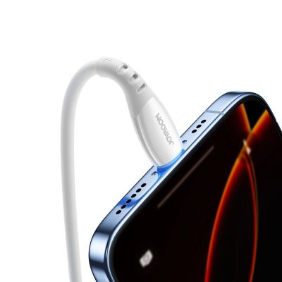 7. Joyroom S-A59 Vibrant Series 3A USB-A - Lightning Kabel 1,2 m - weiß