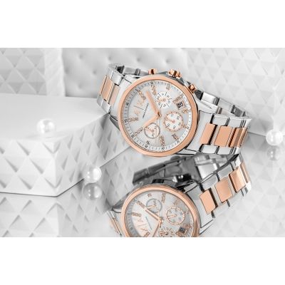 6. ARMANI EXCHANGE Banks Chronograph AX4331 Damenuhr + Box