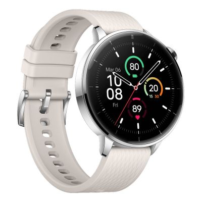 7. OnePlus Watch 3, 43 mm (3,35 cm / 1,32 Zoll) AMOLED-Display, digitaler Touchscreen (466 x 466 Pixel), Silber, Titan, WLAN, GPS
