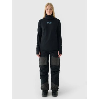 5. Damen-Thermounterwäsche aus angerautem Material (Oberteil) 4F 4FWAW24UBRUF073-21S