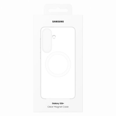 6. Transparente Samsung Magnet Case für Samsung Galaxy S26+, kompatibel mit MagSafe – transparent