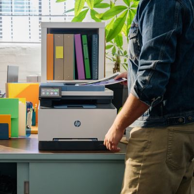 19. HP LaserJet Pro 3302fdw Kabelloser Multifunktions-Farbdrucker, Kopierer, Scanner; Duplexdruck