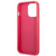 6. Guess Saffiano 4G Small Metal Logo Hülle für iPhone 13 Pro / 13 – Rosa