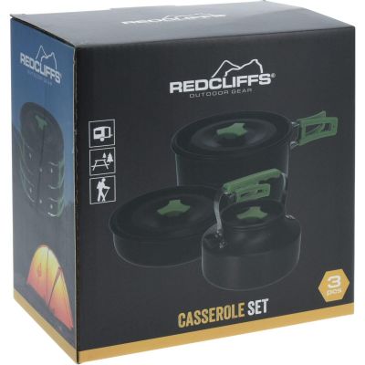 23. 3-in-1 Redcliffs Dose, Topf, Bratpfanne, Wasserkocher