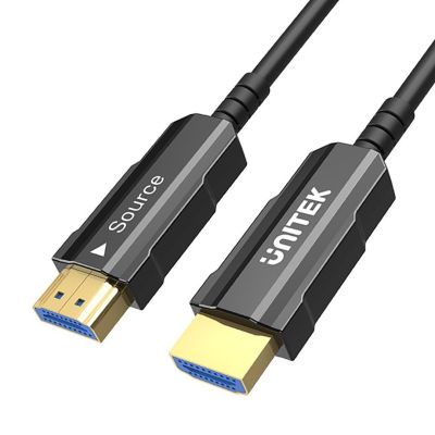14. UNITEK Optisches Kabel HDMI 2.0 Aktives optisches Kabel 4K 60Hz 20M