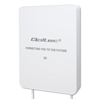 Qoltec 5G LTE-Antenne | 16 dBi | Richtantenne | Außenantenne | SMA | 3300–3800 MHz | wasserdicht | 3 m