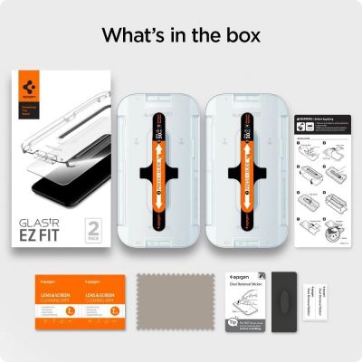 8. Spigen Glas.tR EZ Fit gehärtetes Glas für iPhone 12 / iPhone 12 Pro - 2 Stk.