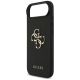 6. Guess Grained Big 4G & Classic Logo Hülle für iPhone Air - Schwarz