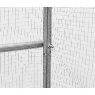 31. Gewächshaus-Gartentunnel 200 x 300 x 200 cm, PE-Konstruktion, weißer Stahl