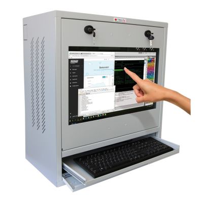 TECHLY 22"-Schrank für Industrie-PC