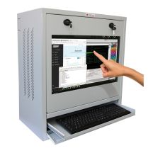 TECHLY 22"-Schrank für Industrie-PC
