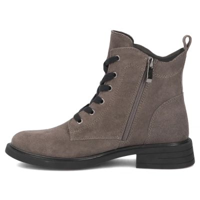 3. Damen-Ankle-Boots aus Wildleder, grau, Filippo DBT7997
