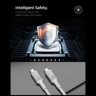 7. Spigen EB10010CC 100W 100 cm Kabel - Weiß