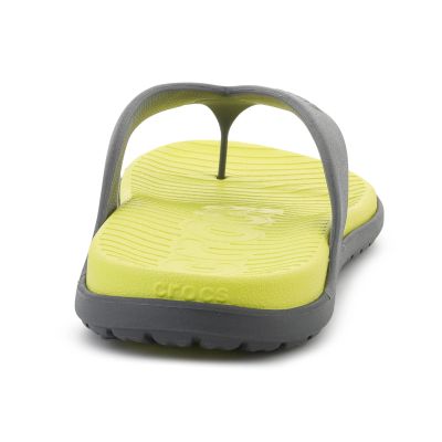 5. CROCS COAST FLIP SCHIEFERGRAU/ZITRUS 212035-0GG