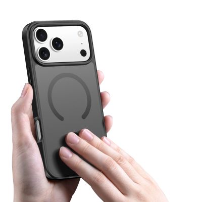5. Dux Ducis Yind iPhone 17 Pro Max Hülle kompatibel mit MagSafe - Schwarz