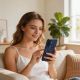 5. Tech-Protect MagFlex MagSafe Hülle für Samsung Galaxy A57 5G – Transparentblau