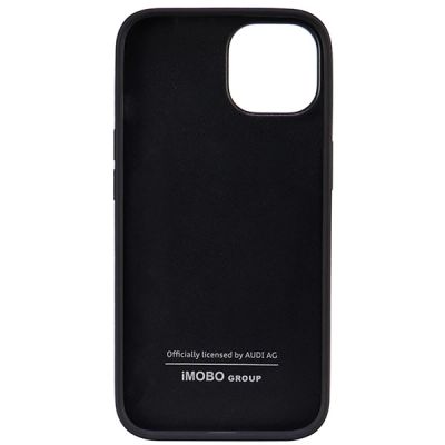 4. Audi Kunstleder iPhone 14 6,1" schwarz/schwarz Hardcase AU-TPUPPCIP14-TT/D1-BK