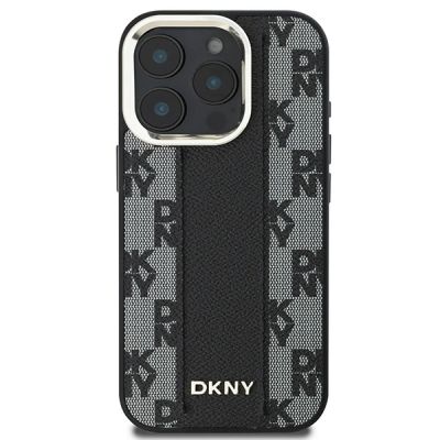 3. DKNY Checkered Pattern Magsafe Hülle für iPhone 16 Pro Max – Schwarz