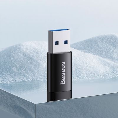 9. Baseus Ingenuity Series Mini USB 3.1 OTG auf USB Typ C Adapter schwarz (ZJJQ000101)