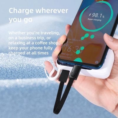 4. Tech-Protect Ultraboost DNA-Kabel mit Schlüsselanhänger USB-C PD 60 W / 3 A – Grau