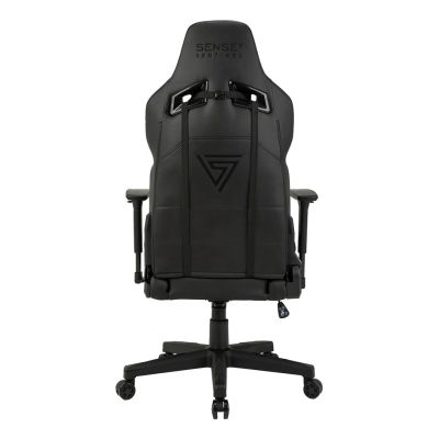 7. SENSE7 Gaming-Stuhl Schalensitz (mit Wiegenform), Schwarz