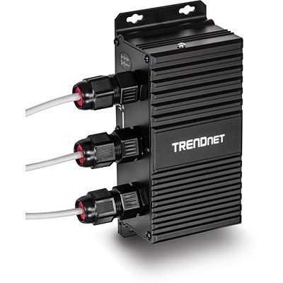 2. TRENDnet 2-Port Industrieller Outdoor-Gbit-UPoE-Extender 100 m